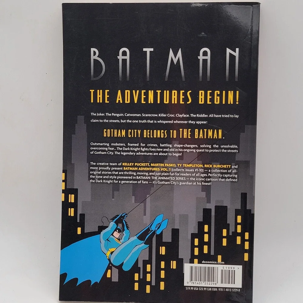Kelley Puckett The Batman Adventures Vol 1 Paperback‎ 1st Printing DC Good